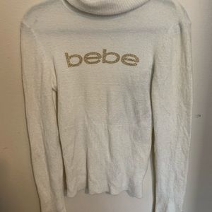 bebe turtle neck sweater